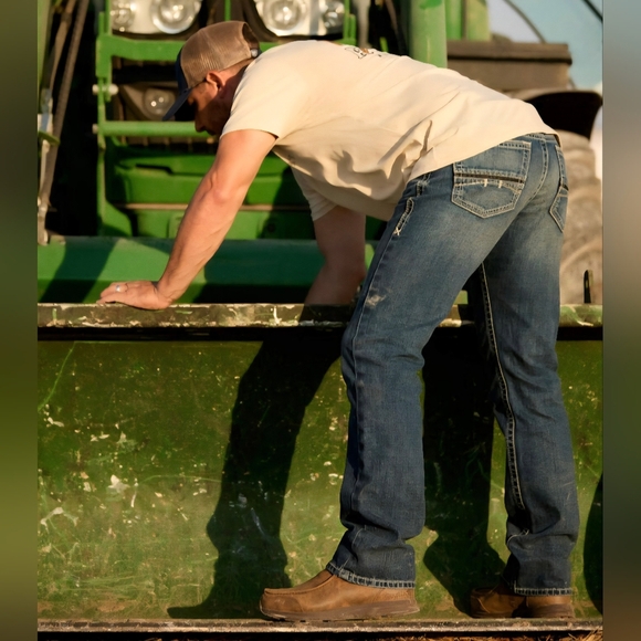 M7 Rocker Stretch Coltrane Stackable Straight Leg Jean - Picture 13 of 13